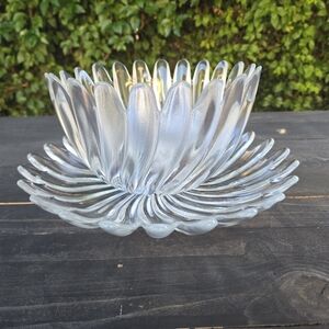 Studio Nova Clear Glass Bowl With Plate